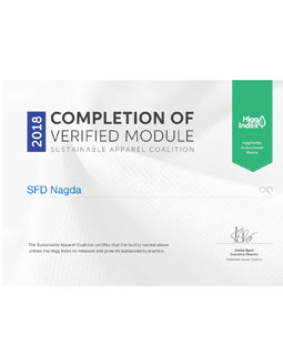 Higg (3.0) FEM Certificate - Nagda